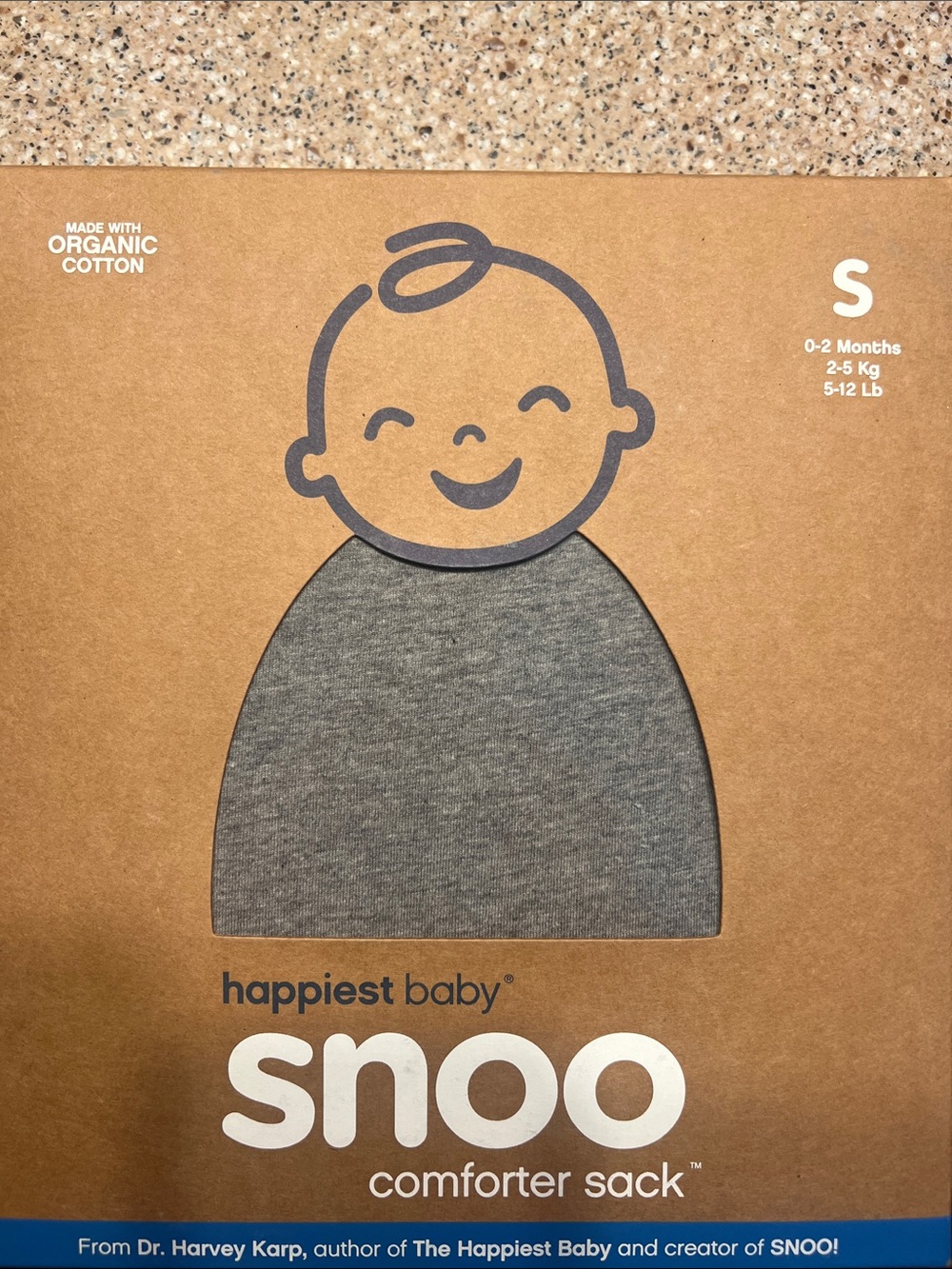 Happiest Baby Snoo Gray Comforter Sack - Small